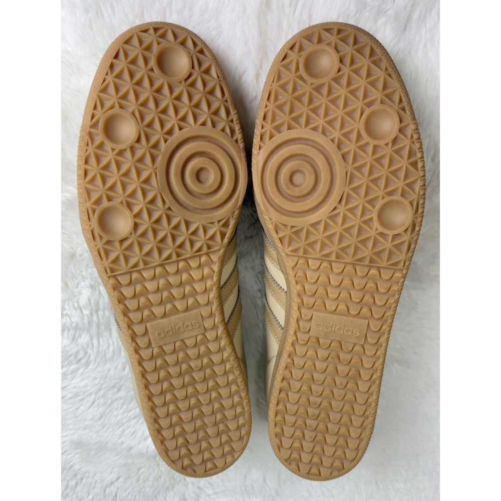 Adidas Samba OG Gum Sole Leather Sneakers Sand Mens Size 12 Terrace Sporty Urban - Picture 5 of 7
